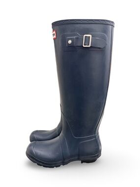 Hunter Women's Original Tall Rain Boots Navy Size 8